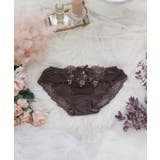 ブラウン(040) | フェリシテ ノーマルショーツ | Risa Magli