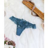 ブルー(092) | レネイ Tバックショーツ | Risa Magli