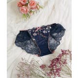 ネイビー(094) | イレーヌ レースショーツ | Risa Magli