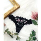 ブラック(019) | フレデリカ Tバックショーツ | Risa Magli