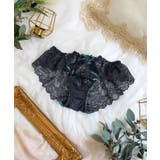 チャコールグレー(013) | ケリー レースショーツ | Risa Magli