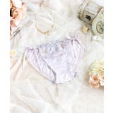 パープル(083) | ピア リボンショーツ | Risa Magli