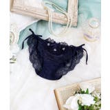 ネイビー(094) | スティーナ リボンショーツ | Risa Magli