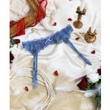 ブルー(092) | 【アリーナ】 ガーターベルト | Risa Magli