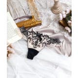 ブラック(019) | ジュア Tバックショーツ | Risa Magli