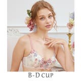 ピンク(071) | テリン ブラジャー(B-D)<S Make Type> | Risa Magli