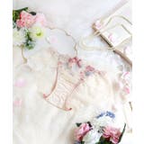 ピンク(071) | テリン レースショーツ | Risa Magli