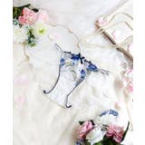 ネイビー(094) | テリン レースショーツ | Risa Magli