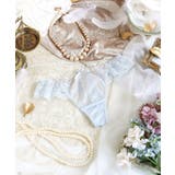 サックスブルー(090) | ターシャ Tバックショーツ | Risa Magli