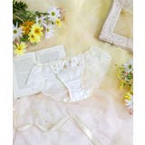 ホワイト(001) | ミリ レースショーツ | Risa Magli