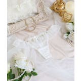 ホワイト(001) | リタ Tバックショーツ | Risa Magli