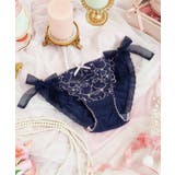 ネイビー(094) | ヘルティー リボンショーツ | Risa Magli