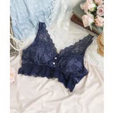 ネイビー(094) | シュテファニ おやすみブラ (M-L) | Risa Magli