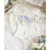 クリーム(054) | フルーリ リボンショーツ | Risa Magli