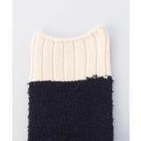 内側シルク2重編み ウール混 もこもこ靴下 紺色 ＜絹屋＞ | 212 KITCHEN STORE | 詳細画像2 