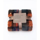 チェックファー ポンチョ ネイビー | 212 KITCHEN STORE | 詳細画像9