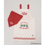 キッズエプロン&頭巾 ピザプラネット柄 <TOY | 212 KITCHEN STORE | 詳細画像1