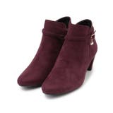 レッド(163) | デコレーションミドルヒールショートブーツ | ESPERANZA
