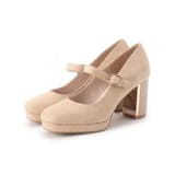 ベージュ(152) | メッキプレートヒールストラップパンプス 結婚式二次会 パーティー 24SS | ESPERANZA