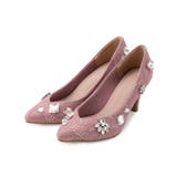 ブラウン(345) | ビジューレースヒールパンプス 結婚式二次会 パーティー 24SS | ESPERANZA