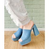 厚底ミュールヒールサンダル 24SS | ESPERANZA | 詳細画像15 