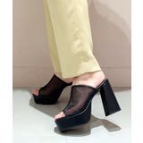 厚底ミュールヒールサンダル 24SS | ESPERANZA | 詳細画像1 