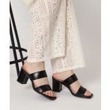 ダブルベルト太ヒールミュールサンダル 24年VER | ESPERANZA | 詳細画像1 