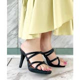 ダブルクロスストラップサンダル | ESPERANZA | 詳細画像1 