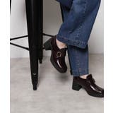 スクエアトゥベルトアンクルローファー | ESPERANZA | 詳細画像21 