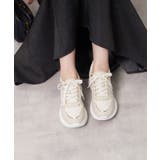 グリッター×ツイード ラインストーンスニーカー | ESPERANZA | 詳細画像1