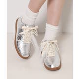 シルバー(006) | パール調リボンチャームスニーカー | ESPERANZA