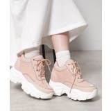 ピンク(972) | きゅんフィットベルベットラメスニーカー | ESPERANZA