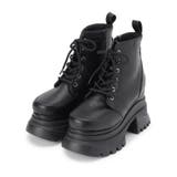 レースアップバックル厚底ブーツ | ESPERANZA | 詳細画像19