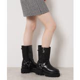 ブラック(019) | 【トレンド感も着回し力も◎】2WAYダブルトラックソールエンジニアブーツ | ESPERANZA