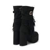 【EC&SHIBUYA109店限定モデル】厚底フリンジ3WAYショートブーツ | ESPERANZA | 詳細画像11