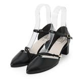 ポインテッドトゥパール調付きセパレートパンプス | ESPERANZA | 詳細画像12