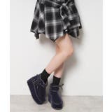 厚底レースアップリボンフェイクムートンブーツ | ESPERANZA | 詳細画像5