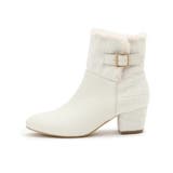 折り返しフェイクファー2WAYショートブーツ | ESPERANZA | 詳細画像13