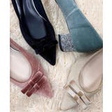 ラメベルベットダブルリボンパンプス | ESPERANZA | 詳細画像33