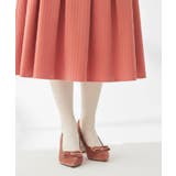 ピンク(372) | ラメベルベットダブルリボンパンプス | ESPERANZA