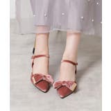 【EC限定】ベルベットリボン2WAYセパレートパンプス | ESPERANZA | 詳細画像9 