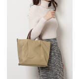 ベージュ(452) | 肩楽 2WAYショルダーギャザーバッグ | ESPERANZA