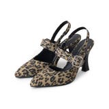 ブラウン(943) | グロメットバックストラップパンプス | ESPERANZA