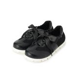 ブラック(019) | サテンリボン2WAYスニーカー | ESPERANZA