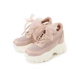 ピンク(972) | きゅんフィットインソールチュールリボンスニーカー | ESPERANZA