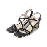 プレートヒールクロスベルトサンダル | ESPERANZA | 詳細画像21 