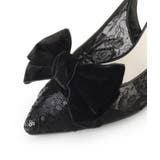 リボンチュールレースバックストラップ2WAYパンプス | ESPERANZA | 詳細画像14 