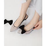 リボンチュールレースバックストラップ2WAYパンプス | ESPERANZA | 詳細画像23 