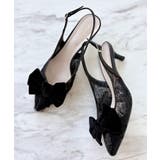 リボンチュールレースバックストラップ2WAYパンプス | ESPERANZA | 詳細画像2 