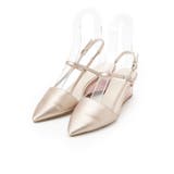 ゴールド(008) | ウェッジソールバックストラップパンプス | ESPERANZA